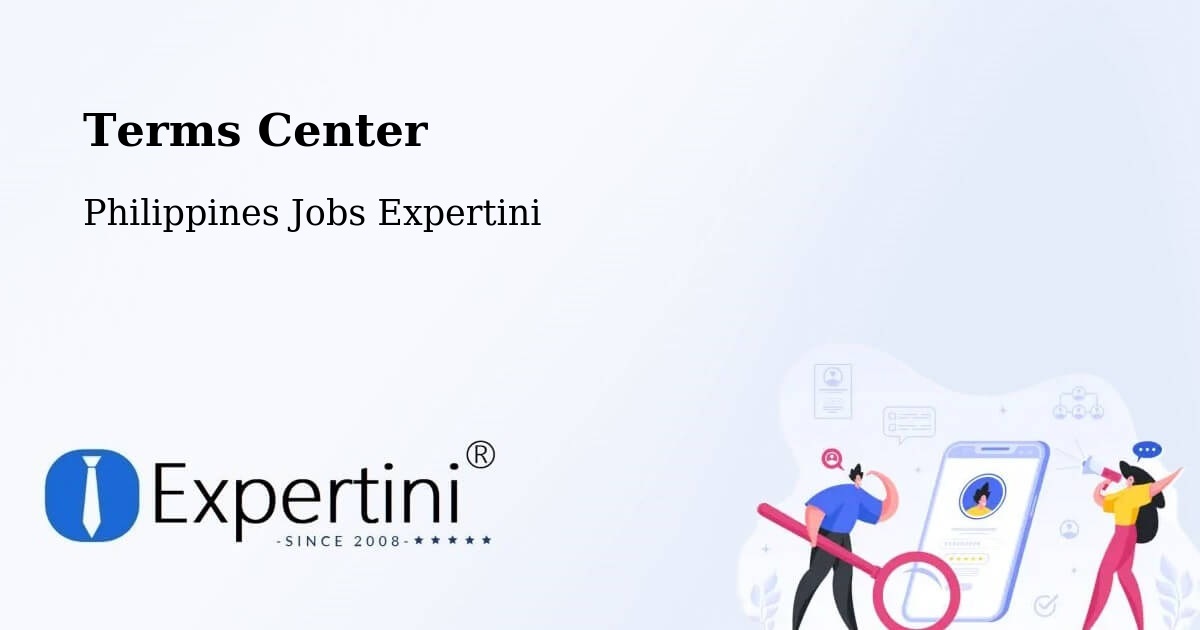 Terms of Service – Malay - Philippines Jobs Expertini